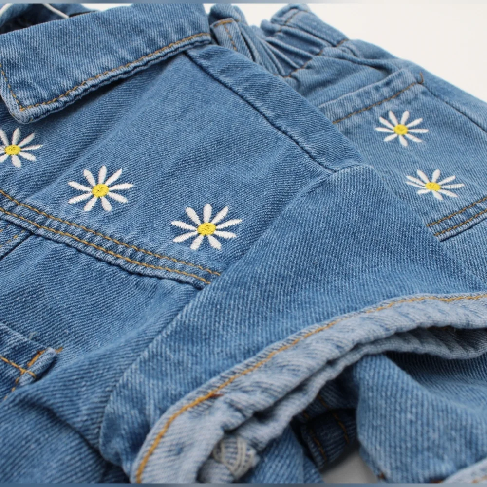 Shein Girls 2-Piece Denim Short Set – Size 2-3Y (NWT)